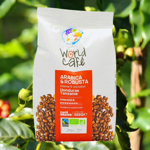 Café en grains bio 500g